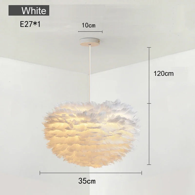 Mirth Luxe™ FEATHER CLOUD CHANDELIER