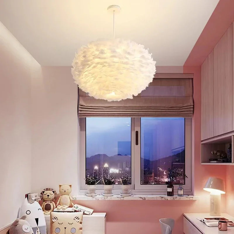 Mirth Luxe™ FEATHER CLOUD CHANDELIER