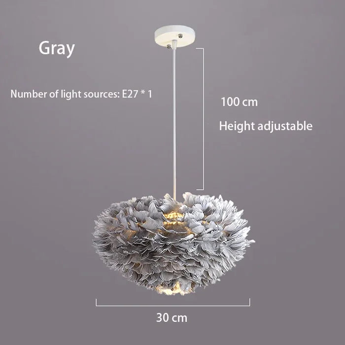 Mirth Luxe™ FEATHER CLOUD CHANDELIER