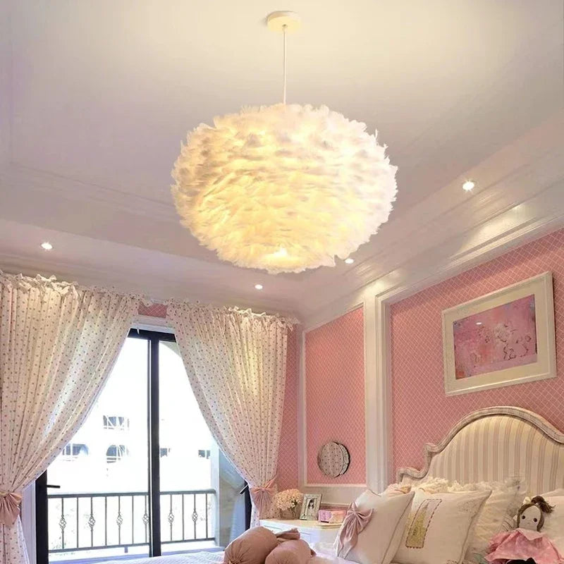 Mirth Luxe™ FEATHER CLOUD CHANDELIER
