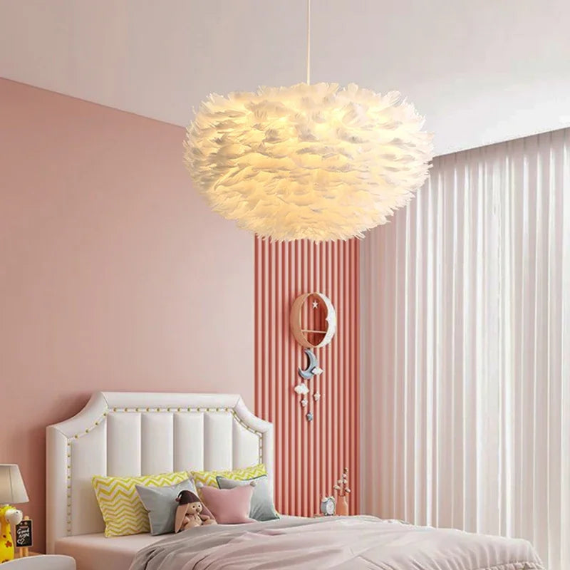 Mirth Luxe™ FEATHER CLOUD CHANDELIER