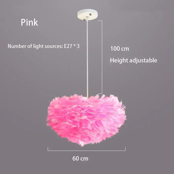 Mirth Luxe™ FEATHER CLOUD CHANDELIER