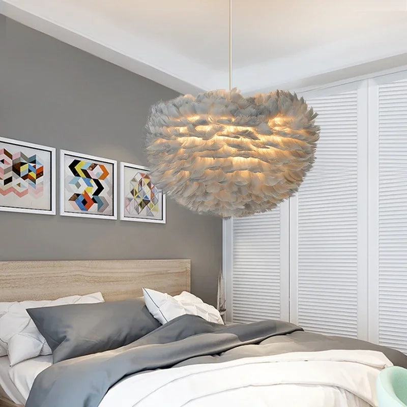 Mirth Luxe™ FEATHER CLOUD CHANDELIER