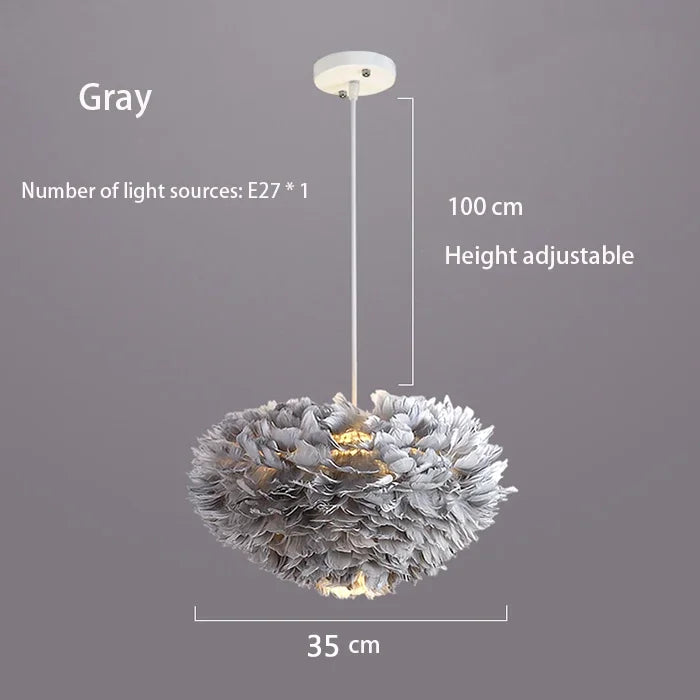 Mirth Luxe™ FEATHER CLOUD CHANDELIER