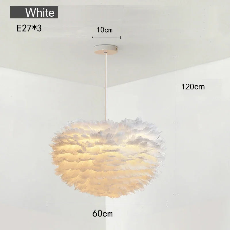 Mirth Luxe™ FEATHER CLOUD CHANDELIER