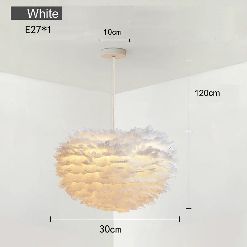 Mirth Luxe™ FEATHER CLOUD CHANDELIER