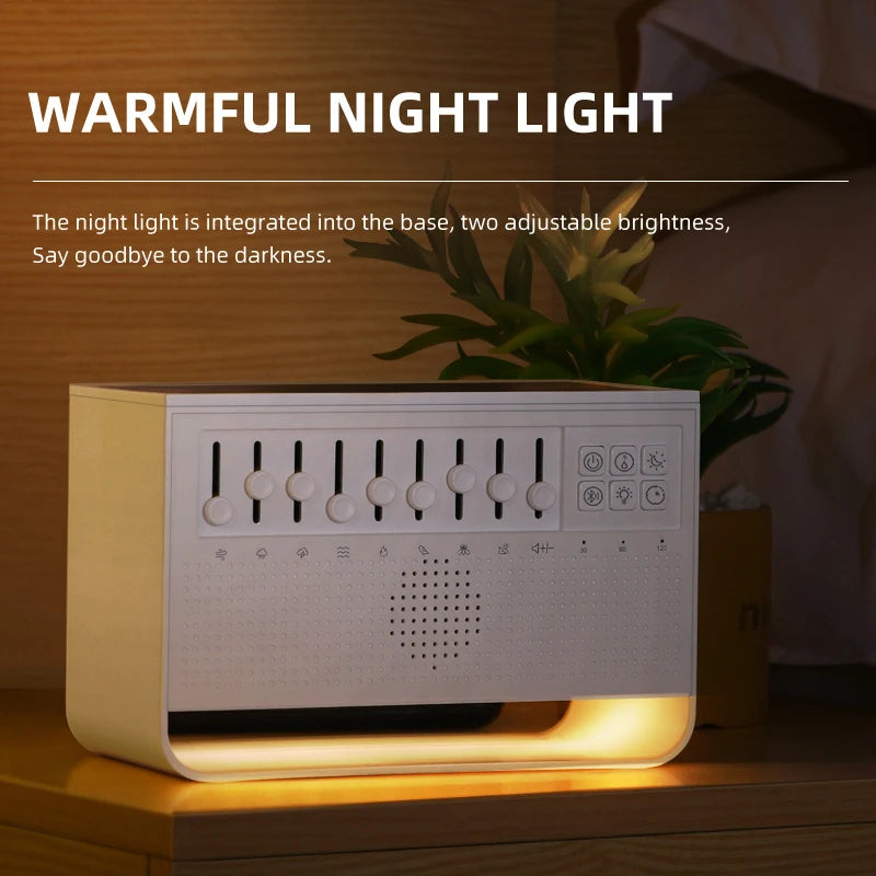 MirthLuxe™ DAD'S RELAXATION FLAME HUB 3-in-1 DIFFUSER, SPEAKER & WHITE NOISE MACHINE