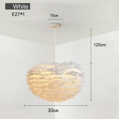 Mirth Luxe™ FEATHER CLOUD CHANDELIER